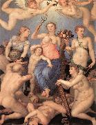 BRONZINO, Agnolo, Allegory of Happiness sdf